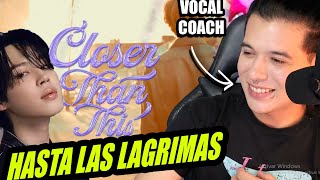 지민 (Jimin) 'Closer Than This' | Reaccion Vocal Coach | Ema Arias