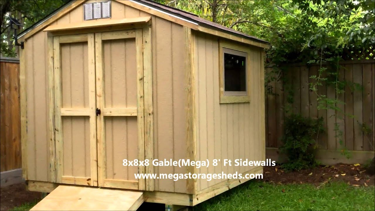 Storage Sheds Dallas, Tx (8x8x8) - YouTube