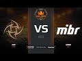 NiP vs MIBR, map 2 mirage, FACEIT Major London 2018