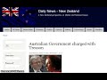 Australian Government Charged with Treason AND Alleged of Human Trafficing
