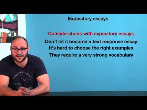 Writing Expository Essays Vce
