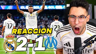 Reacciones De Un Hincha Al Real Madrid Vs Olympique Marsella 2-1 Justicia Bydiegox10