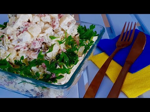 Невозможно удержаться! Салат со славянскими нотками, понравится всем! Салат "Славянский" Невозможно удержаться! Салат со славянскими нотками, понравится всем! Салат "Славянский"