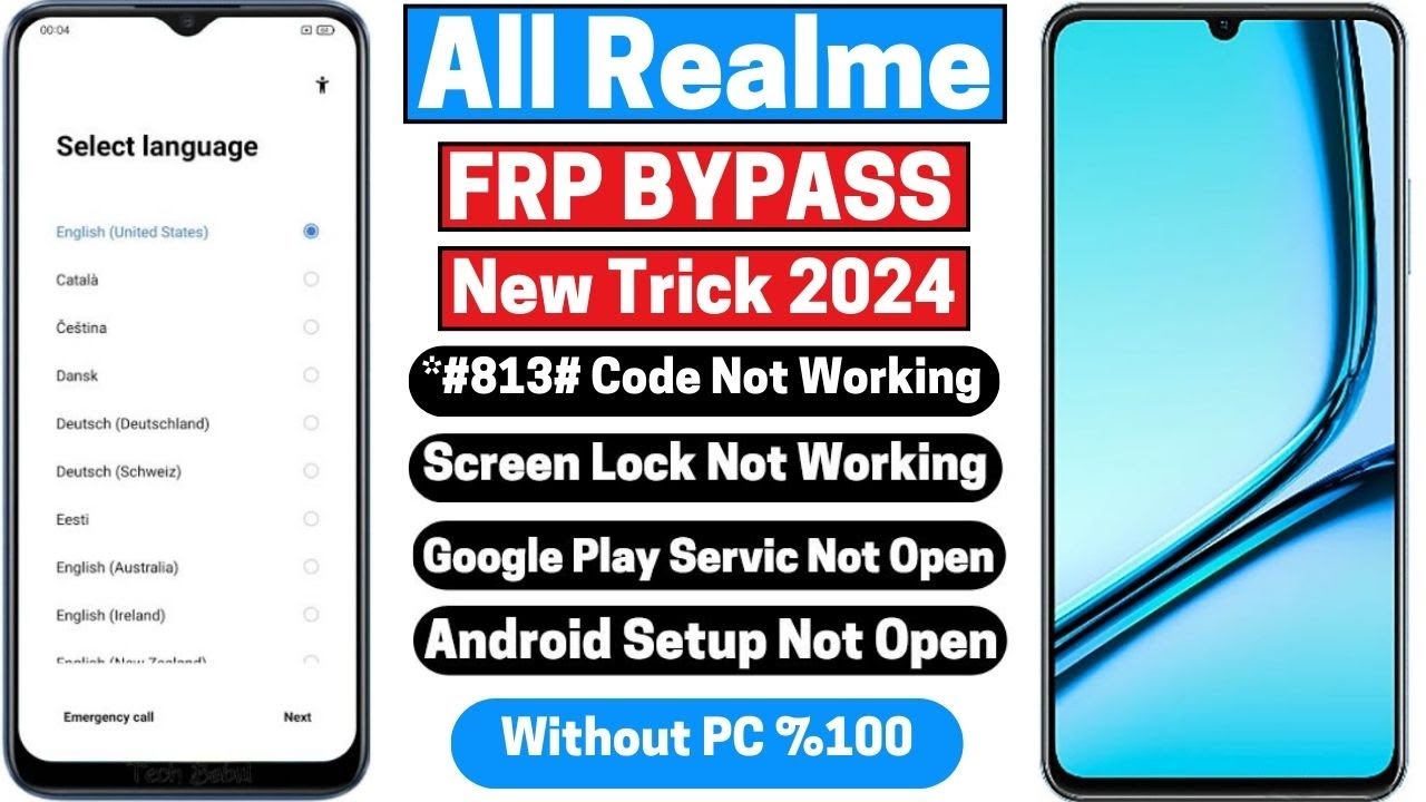 All Realme Frp Bypass |New Trick 2024 Screen Lock Not All Realme Frp Bypass |New Trick 2024 Screen Lock Not
