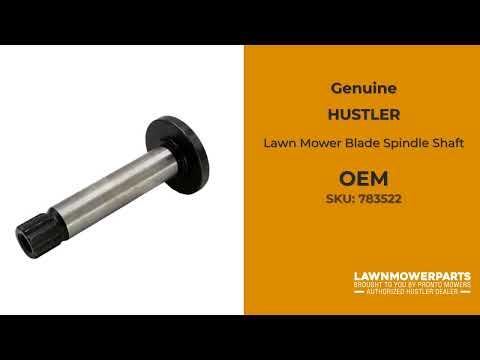 Hustler-783522 Lawn-Mower-Blade-Spindle-Shaft Hustler-783522 Lawn-Mower-Blade-Spindle-Shaft