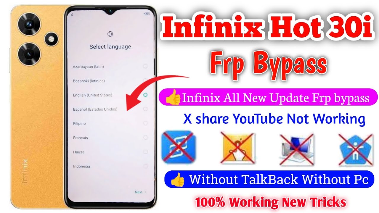 Infinix Hot 30i Frp Bypass Android 13 | Infinix Hot 30i Infinix Hot 30i Frp Bypass Android 13 | Infinix Hot 30i