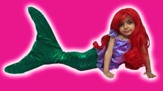 ARIEL AND ELSA'S MERMAID TREASURE HUNT | Swimming Tail | Toys | Princesses In Real Life | Kiddyzuzaa