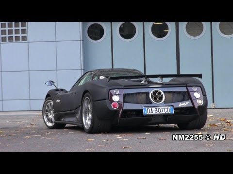 Pagani Zonda F Starts Revs and Accelerate