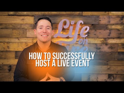 VIDEO : how to successfully host a live event - how to successfullyhow to successfullyhosta livehow to successfullyhow to successfullyhosta liveeventhead on over and join the conversation at http://lifeonfire.com/214. hey hey! welcome to ...