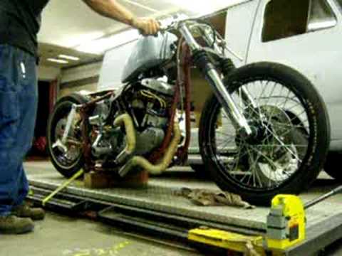  93 cubic inch rat rod 112 Shovelhead kickstart Harley kickstart 