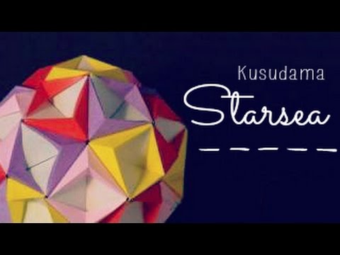 kusudama  veces Starsea Ball   Visto Origami  Mins / origami starsea Kusudama 05:01  141629