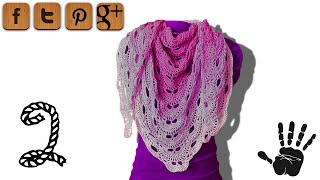 virus shawl crochet tutorial part 2 woolpedia woolpedia virus shawl ...
