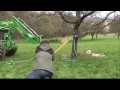 Shooting cannon balls with the slingshot