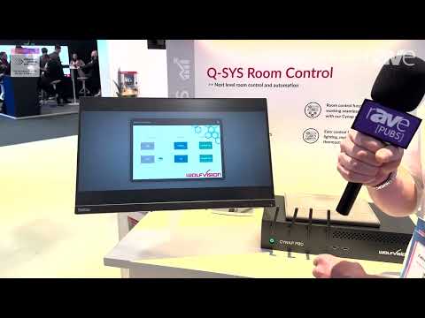 ISE 2024: WolfVision Shows Q-SYS Integration to CYNAP for Room Control and Automation
