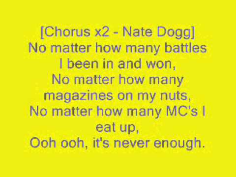 Never Enough Video