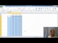 Microsoft Excel lesson 2 - compound interest calculator (absolute referencing, fill down)