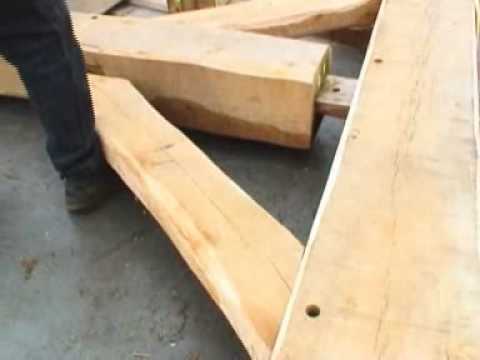 Oude houtverbindingen balken