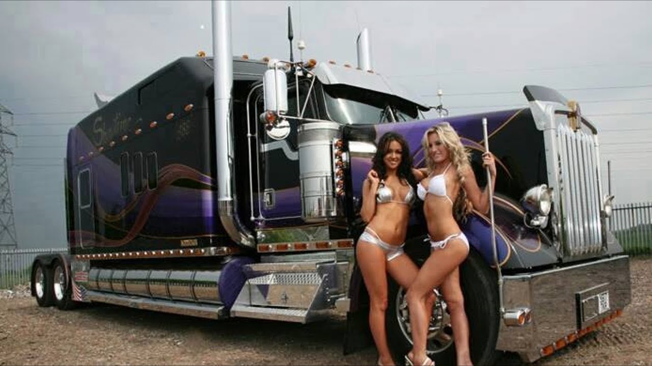 Naked girls on semi trucks