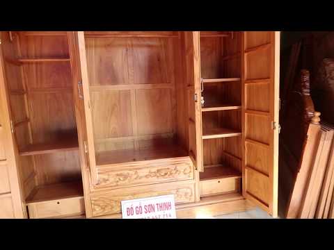 TỦ ÁO GỖ ĐẸP - Tủ áo 3 buồng, 4 cánh - Sự khác biệt giữa tủ miền Nam và Tủ Miền Bắc.