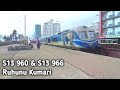 Class S13 960 & S13 966 DMU Ruhunu Kumari (Express Train) At Wellawattha ( Train No : 8058 )