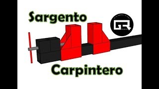 PRENSA SARGENTO CARPINTERO (Homemade screw clamp)