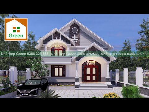 Nhà Đẹp | Mẫu Nhà Cấp 4 Mái Thái Có Gác Lửng Đẹp Tại Tiên Lãng - Hải Phòng