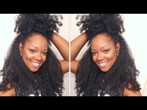 Watch Half Up  Naturally bun Tutorial hair Down 60s  Half Bun For tutorial Hair Latest Curly