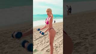Toned On The Beach With Miriam's Workout
