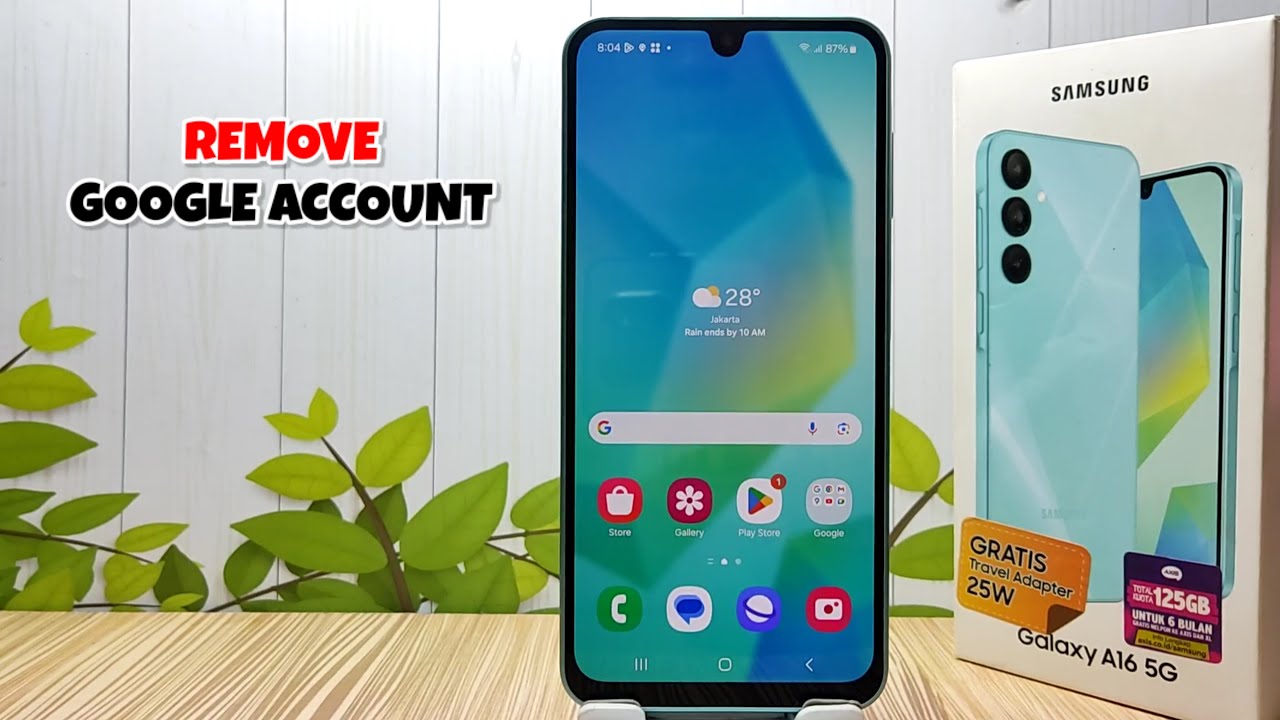 How To Remove Google Account From Samsung Galaxy A16 5G How To Remove Google Account From Samsung Galaxy A16 5G