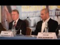 TYSON FURY & FRANK WARREN PRESS CONFERENCE TO ANNOUNCE O2 SHOW ON FEBRUARY 28TH 2015