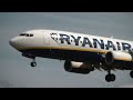 New Ryanair 737-800 Lands in Heat Haze