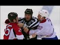 Canadiens vs Senators Line Brawl May 5, 2013