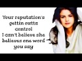 Selena Gomez - Outlaw (Audio + Lyrics)