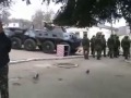 Video Российский спецназ покидает территорию воинской части Севастополь