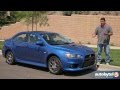 2012 Mitsubishi Lancer Evolution X Test Drive & Sports Sedan Car Video Review