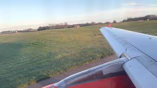 Easyjet A319 G-Ezfu Takeoff Edinburgh