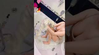Piumi Hansamali Desi Girl Hot Water Dog Bath