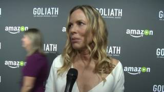 Maria Bello at Goliath Premiere