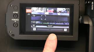 01. Tutorial on How to Control The Zoom Speed On the Touch Screen in a Canon VIXIA HF G60 Camcorder