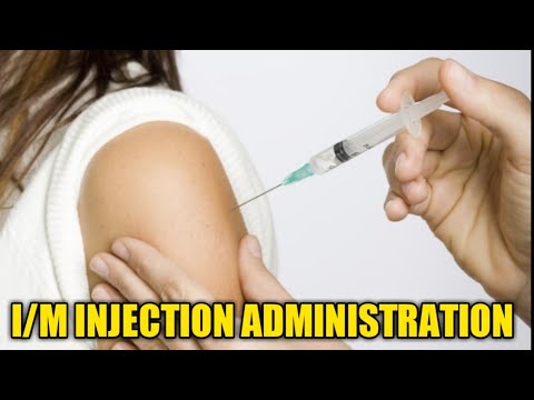 Im injection butt ass shot needle