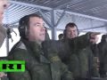Medvedev tries Maxim machine gun, rides Tiger armored vehicle