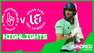 Oval Invincibles vs Welsh Fire - Highlights | The Hundred 2021