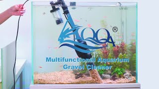 Aqqa Aquarium Gravel Cleaner------In-1 Electric Fish Tanks Gravel Vacuum Cleaner Set