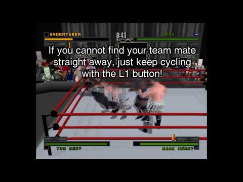 How to tag a team mate in WWF Attitude/Warzone (Ps1/Psx)