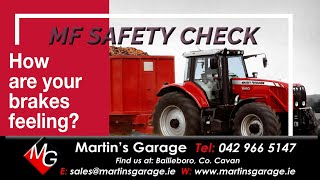 MF Safety Check - Martins Garage