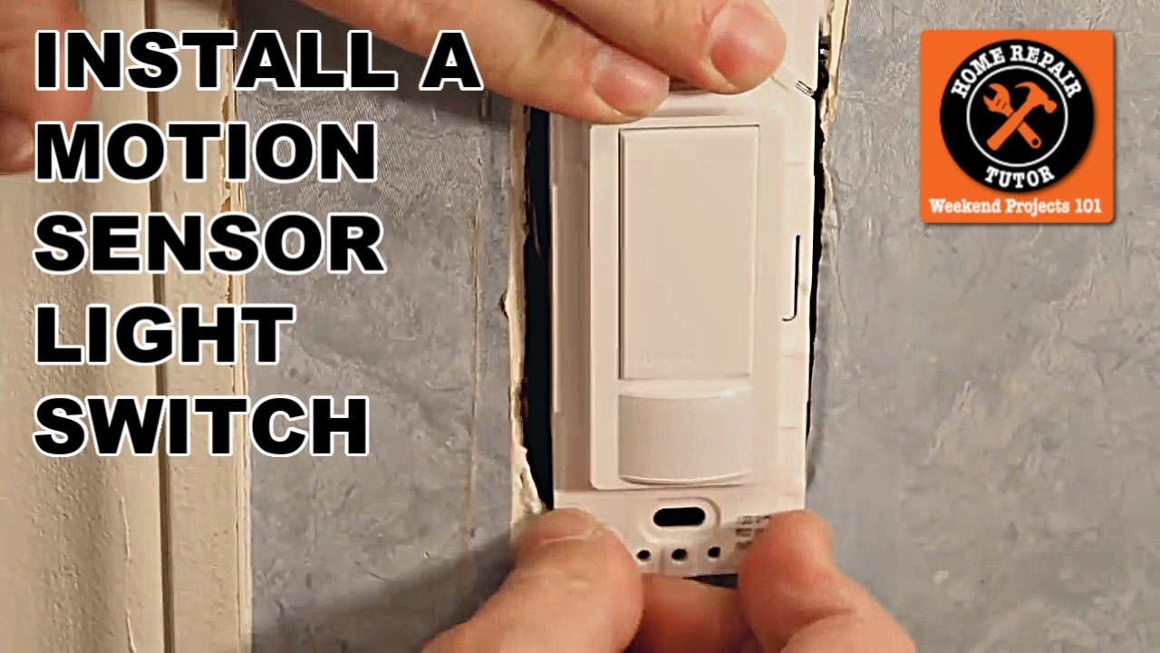 How to Install the Maestro Motion Sensor Light Switch -- by Home Repair