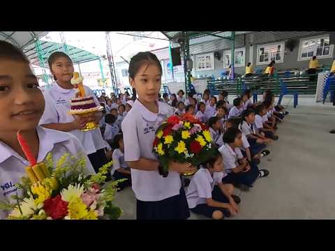 ไหว้ครู พระยามนฯ ปี62  | เตรียมตัวก่อนขึ้นเวที พานไหว้ครูดอกไม้ ธูปเทียนสวยงามมาก 4/07/62