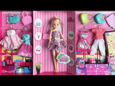 Búp bê Lelia thay quần áo và giày dép, túi xách rất đẹp (Chim Xinh)