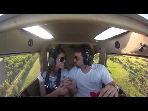 Pedido de casamento em voo! - marriage proposal in flight!