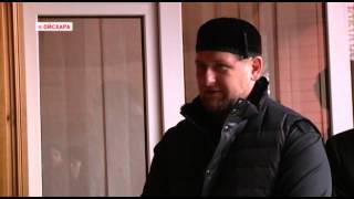 Рамзан Кадыров на похоронах героев, погибших в ночь с 3 на 4 декабря